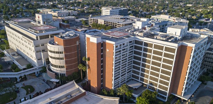 Campus of UCSF Fresno from Above