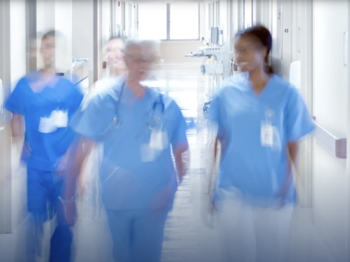 Doctors in an emergency department