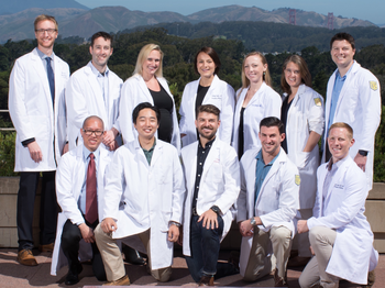 Graduation class of 2017 in their whitecoats