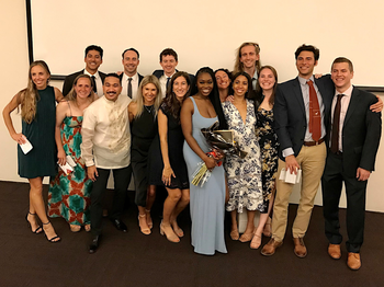 group of people posing for a photo