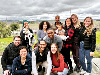 group of people posing for a photo
