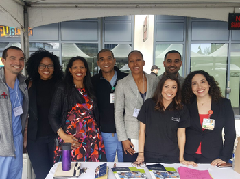 Group of people posing for a photo